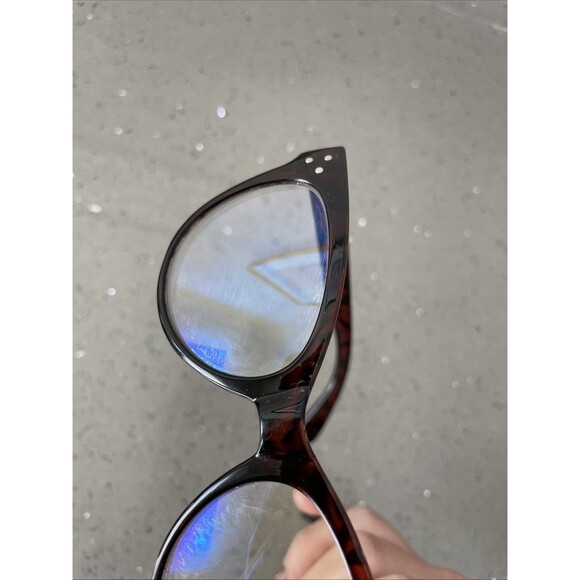 Nicole Miller NM819 Tortoise Frames ONLY round full rim Eyeglasses - Picture 11 of 14